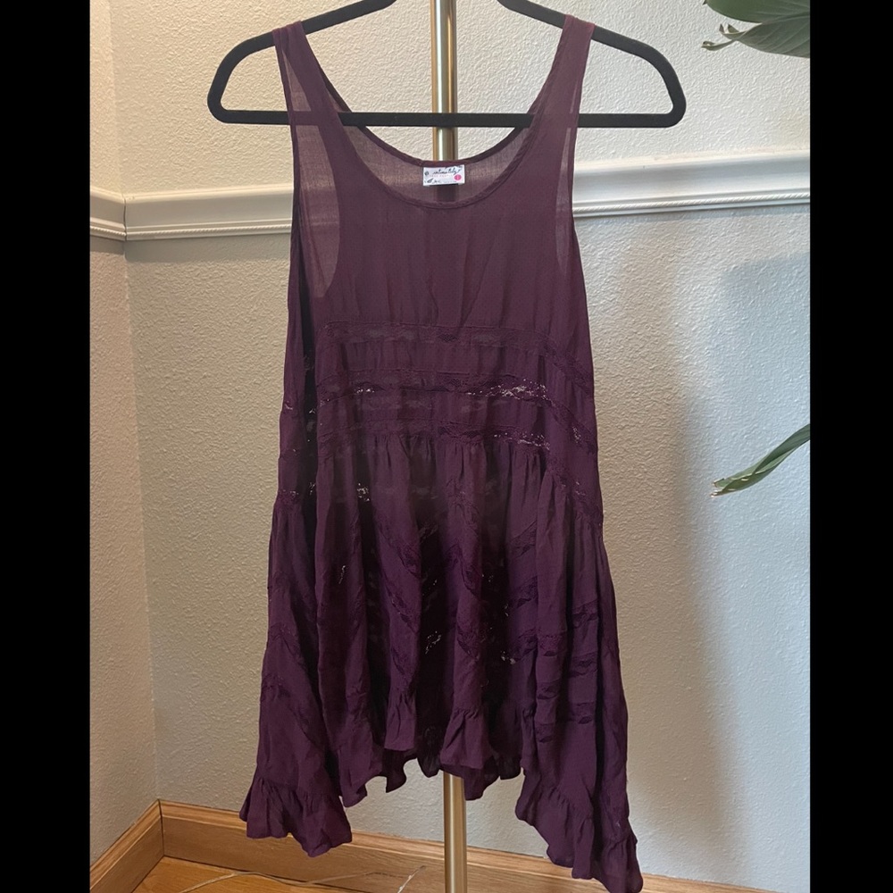 Free people trapeze slip dress